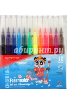 Фломастеры 12 цветов Panda (861227-02) Фломастеры 12 цветов Panda (861227-02)