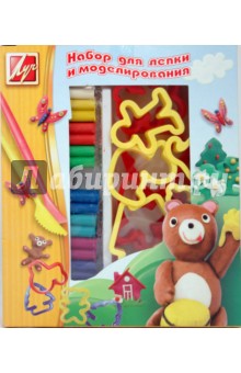 Набор для лепки и моделирования №2. 9 цв.+12 форм. (11С669-08) Набор для лепки и моделирования №2. 9 цв.+12 форм. (11С669-08)