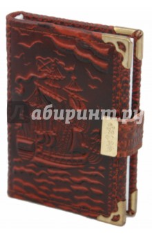 Книжка алфавитная (кожа, с кнопкой) (9А10к) Книжка алфавитная (кожа, с кнопкой) (9А10к)