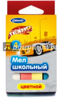 Мел школьный 4 штук цветной (FMC-4T) Мел школьный 4 штук цветной (FMC-4T)