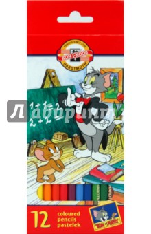 Карандаши 12 цветов "Том и Джерри" (3652) Карандаши 12 цветов "Том и Джерри" (3652)