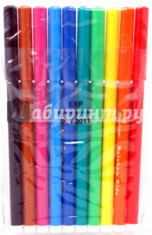 Фломастеры 10 цветов "Rainbow Kids" (7550/10) Фломастеры 10 цветов "Rainbow Kids" (7550/10)