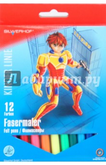 Фломастеры 12 цветов Superhero cosplay (871226-01) Фломастеры 12 цветов Superhero cosplay (871226-01)
