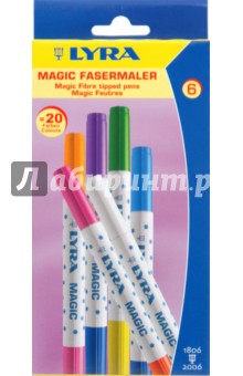 Фломастеры 6цв двойные Magic Fasermaler (6451060) Фломастеры 6цв двойные Magic Fasermaler (6451060)
