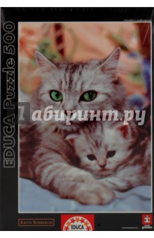 Пазл-500 "Кошка с котенком" (13758) Пазл-500 "Кошка с котенком" (13758)