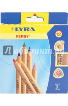 Карандаши 12 цветов (3611120) "Ferby" Карандаши 12 цветов (3611120) "Ferby"