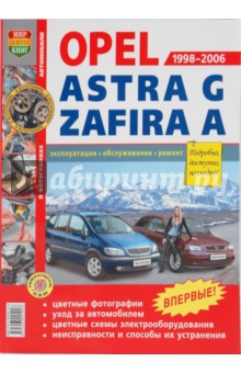 Автомобили Opel Astra G, Zafira А (1998-2006). Эксплуатация, обслуживание, ремонт
