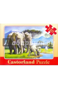 Puzzle-120. MIDI. "Семейство слонов" (В-12466) Puzzle-120. MIDI. "Семейство слонов" (В-12466)