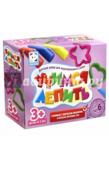 Набор "Учимся лепить" №6 с высеченными формами (977006) Набор "Учимся лепить" №6 с высеченными формами (977006)