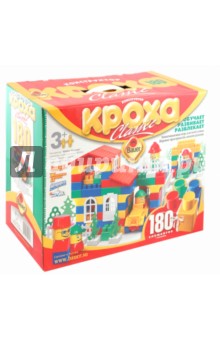 Конструктор "Кроха" 180 эл. 12/12 (011) Конструктор "Кроха" 180 эл. 12/12 (011)
