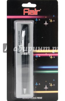 Ручка шариковая "Flair" BLACK BEAUTY (F-838/хром/BL) Ручка шариковая "Flair" BLACK BEAUTY (F-838/хром/BL)