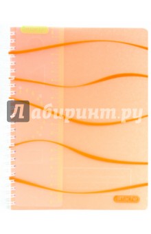 Тетрадь Waves А5, 100 листов, клетка (98975) Тетрадь Waves А5, 100 листов, клетка (98975)