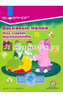 Восковые мелки 24 цвета (89 мм) "Лунтик" (882425-01) Восковые мелки 24 цвета (89 мм) "Лунтик" (882425-01)