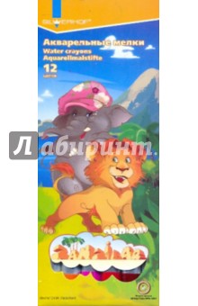 Восковые мелки акварельные 12 цветов "Zanzibar" (881226-02) Восковые мелки акварельные 12 цветов "Zanzibar" (881226-02)