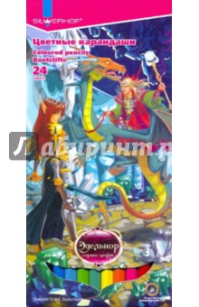 Карандаши 24 цвета "Эдельнор" (132430-01) Карандаши 24 цвета "Эдельнор" (132430-01)