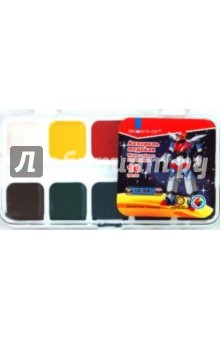 Краски акварельные медовые 10 цветов "Transformers" (961032-10) Краски акварельные медовые 10 цветов "Transformers" (961032-10)