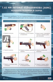 Миронов, Миронов - Таблица. Неполная разборка и сборка 7.62 автомата Калашникова обложка книги Миронов, Миронов - Таблица. Неполная разборка и сборка 7.62 автомата Калашникова обложка книги