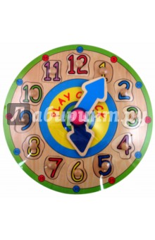 Игра развивающая настольная "Пазлы-часы" (Ф21-483) Игра развивающая настольная "Пазлы-часы" (Ф21-483)