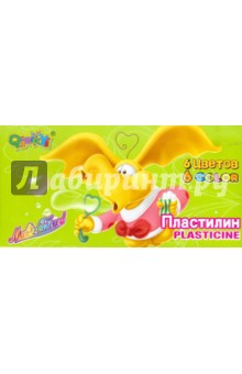 Пластилин восковой 6 цветов (1121) Пластилин восковой 6 цветов (1121)