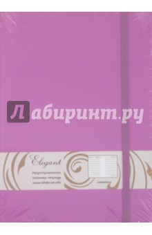 Планнер-тетрадь In Folio с резинкой, "Elegant", А5, линейка, сиреневый (1080150RRф) Планнер-тетрадь In Folio с резинкой, "Elegant", А5, линейка, сиреневый (1080150RRф)