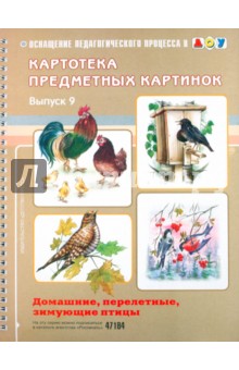 Картотека предметных картинок. Выпуск 9. Домашние, перелетные, зимующие птицы - Наталия Нищева