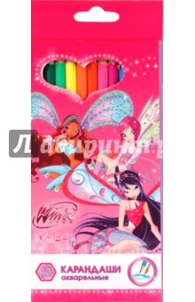 Карандаши акварельные 12 цветов "Winx" (AK-12/W) Карандаши акварельные 12 цветов "Winx" (AK-12/W)
