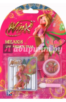 Мелки для тела 6 цветов с блестками "Winx" (FC-6RG/WM) Мелки для тела 6 цветов с блестками "Winx" (FC-6RG/WM)