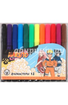 Фломастеры толстые Naruto Jumbo 12 цветов (825-12/N) Фломастеры толстые Naruto Jumbo 12 цветов (825-12/N)