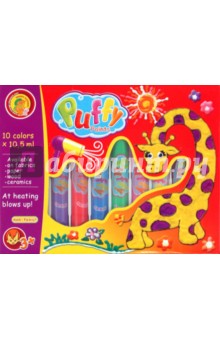 Краски объемные "Puffy", 10 цветов (24229) Краски объемные "Puffy", 10 цветов (24229)