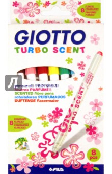 Фломастеры ароматизированные Giotto Turbo Scent. 8 цветов (424100) Фломастеры ароматизированные Giotto Turbo Scent. 8 цветов (424100)