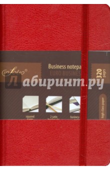 Бизнес-блокнот In Folio "Euro Business" с ручкой (red) (1032) Бизнес-блокнот In Folio "Euro Business" с ручкой (red) (1032)