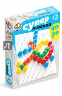 Супер Мозаика d20/5цветов/40 фишек (02018) Супер Мозаика d20/5цветов/40 фишек (02018)