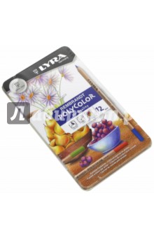 Карандаши 12 цветов, в металлической коробке (L2001120) Карандаши 12 цветов, в металлической коробке (L2001120)