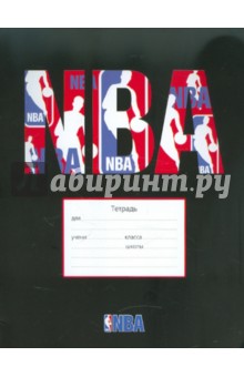 Тетрадь 12 листов, клетка "NBA. Лого" (30505) Тетрадь 12 листов, клетка "NBA. Лого" (30505)