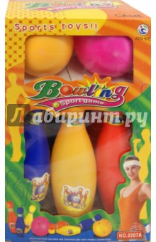 Боулинг, набор в коробке (2207А) Боулинг, набор в коробке (2207А)
