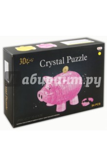 Головоломка 3D Crystal Puzzle "Свинья - копилка" XL (HJ027166) Головоломка 3D Crystal Puzzle "Свинья - копилка" XL (HJ027166)