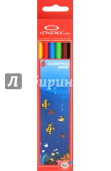 Карандаши 6 цветов "Light" (16404/6) Карандаши 6 цветов "Light" (16404/6)