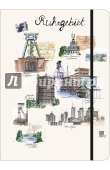 Книга для записи линованная на резинке "Индустриальный Рур" (60600) Книга для записи линованная на резинке "Индустриальный Рур" (60600)