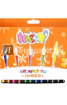 Фломастеры "Jumbo. КЛЁВО!" 12 цветов, трехгранные (867002-12) Фломастеры "Jumbo. КЛЁВО!" 12 цветов, трехгранные (867002-12)