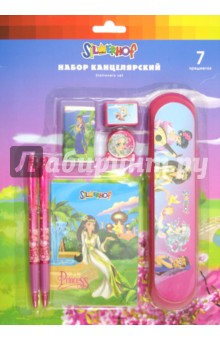 Набор канцелярский детский 7 предметов "Princess" (174002) Набор канцелярский детский 7 предметов "Princess" (174002)