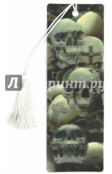 3D Закладка "Черепа" (BkH011) 3D Закладка "Черепа" (BkH011)