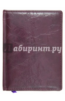 Книга для записей 96 листов, клетка, "Classic", А6, фиолетовый (фактура) (КЗК69695) Книга для записей 96 листов, клетка, "Classic", А6, фиолетовый (фактура) (КЗК69695)