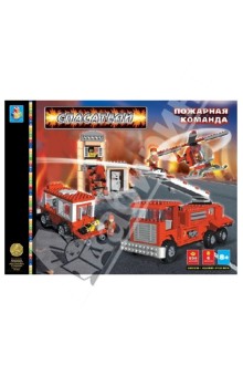 Конструктор 500 деталей. Пожарная команда (Т50093) Конструктор 500 деталей. Пожарная команда (Т50093)