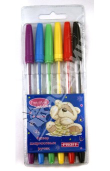 Набор ручек шариковых "Fizzy Moon" 6 цветов (FM12-BBP91/6) Набор ручек шариковых "Fizzy Moon" 6 цветов (FM12-BBP91/6)