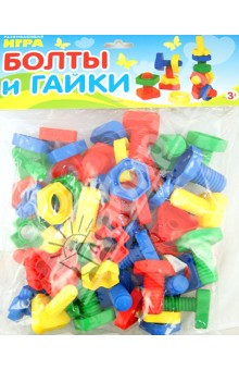 Развивающая игра "Болты и гайки" (6034) Развивающая игра "Болты и гайки" (6034)