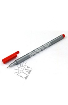 Капиллярная ручка "Triplus Liner" 0,3 мм, цвет красный (334-2) Капиллярная ручка "Triplus Liner" 0,3 мм, цвет красный (334-2)