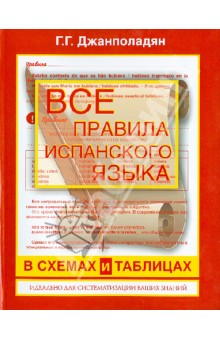 Гоар Джанполадян - Все правила испанского языка в схемах и таблицах. Справочник по грамматике обложка книги Гоар Джанполадян - Все правила испанского языка в схемах и таблицах. Справочник по грамматике обложка книги