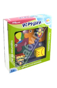 Игра из дерева "Подбираем фигуры. Игрушки" (89026) Игра из дерева "Подбираем фигуры. Игрушки" (89026)