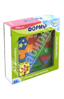 Игра из дерева "Подбираем фигуры. Формы" (89028) Игра из дерева "Подбираем фигуры. Формы" (89028)