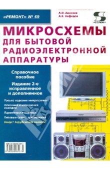 Аксенов, Нефедов - Микросхемы для бытовой радиоэлектронной аппаратуры обложка книги Аксенов, Нефедов - Микросхемы для бытовой радиоэлектронной аппаратуры обложка книги